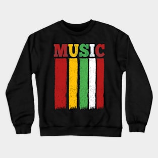 Music Flag Logo Crewneck Sweatshirt